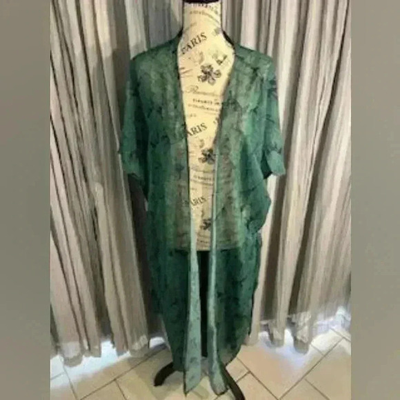 Fushi sheer robe/ swim cover, one size - Picture 5 of 9